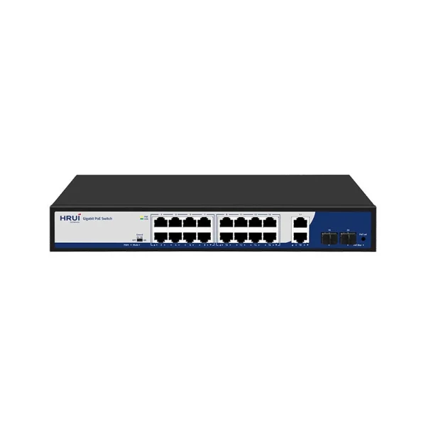 سوئیچ 16 پورت HRUI POE مدل HR900-AFG-1622S-300