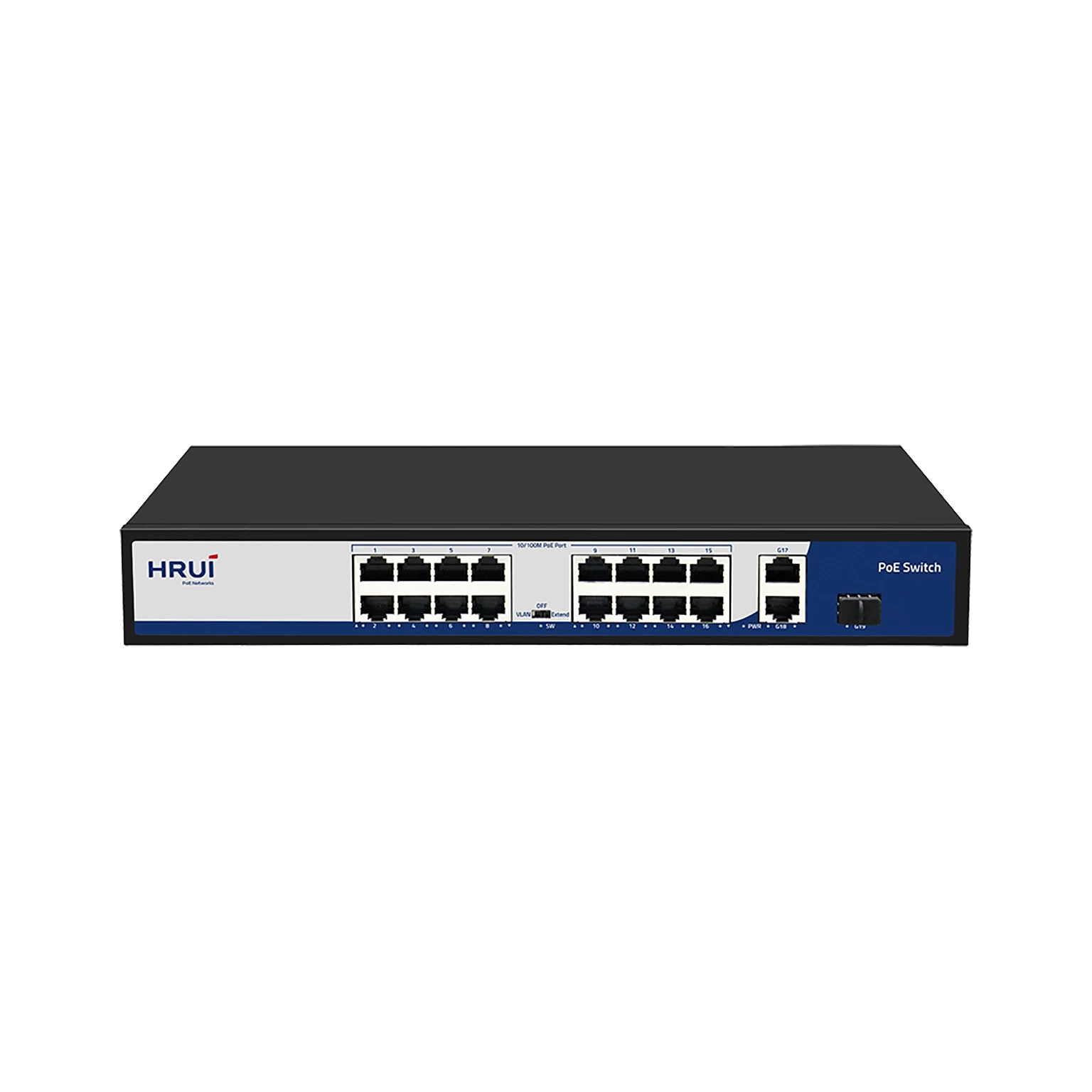 سوئیچ 16 پورت HRUI POE مدل HR901-AF-1621GS-300