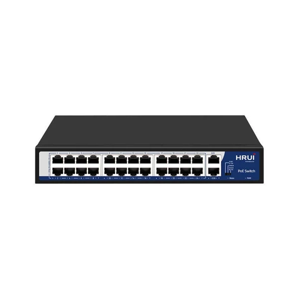سوئیچ 24 پورت HRUI POE مدل HR902-AF-242G-300