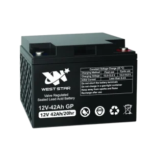 باتری 12 ولت 42 آمپر ساعت West Star مدل GP-12V42Ah