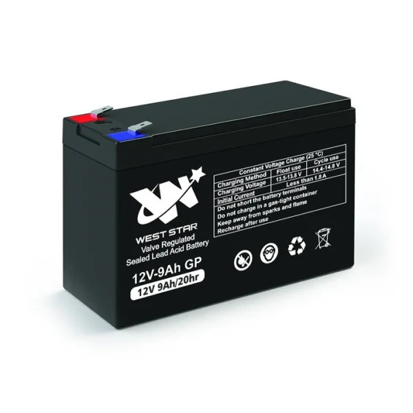 باتری 12 ولت 9 آمپر ساعت West Star مدل GP-12V9Ah