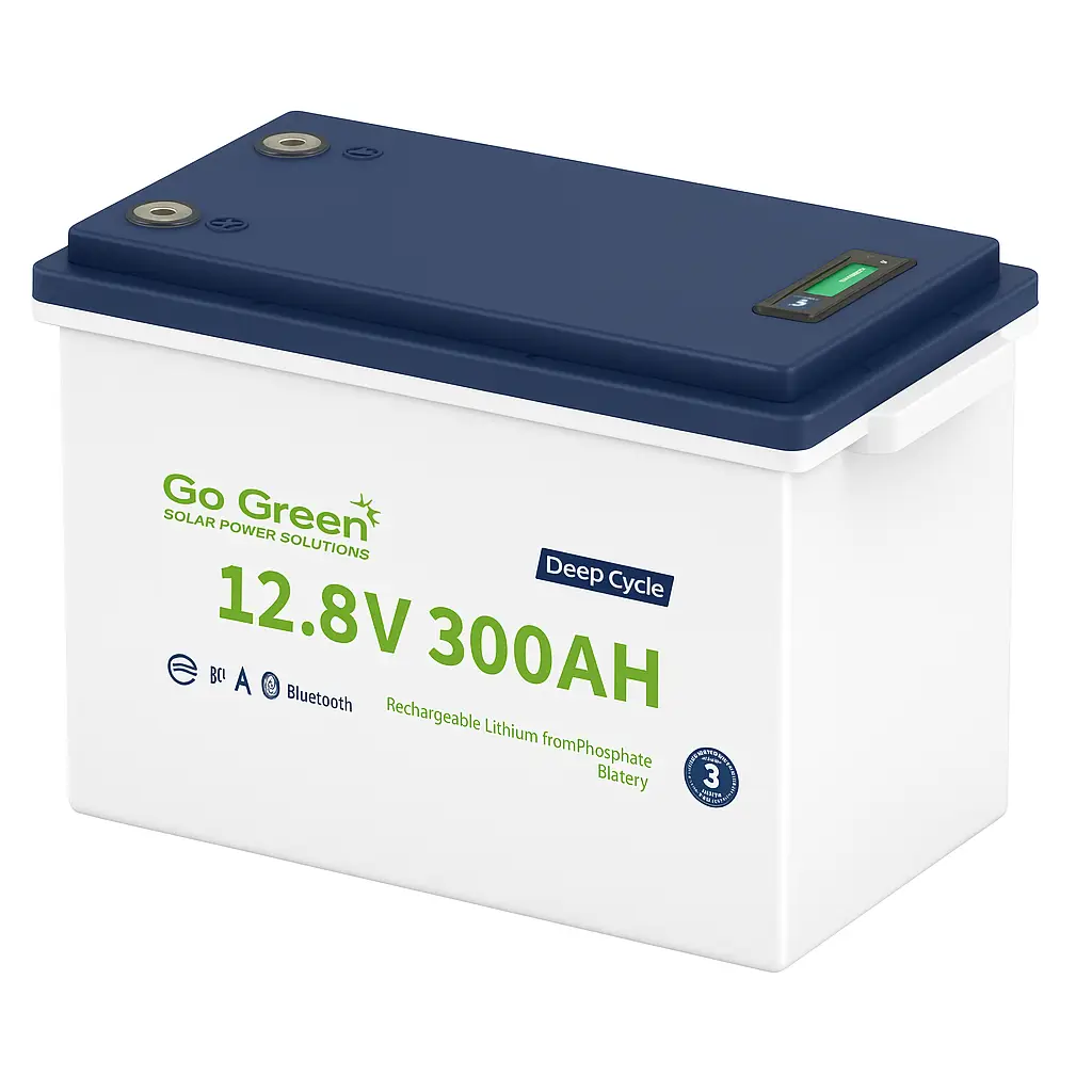 باتری لیتیومی 12.8 ولت 300 آمپر ساعت Go Green مدل GGESS / 12.8V-300AH