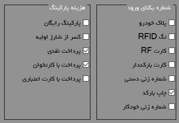 پشتیبانی از روش‌های مختلف احراز هویت برای افزایش امنیت و کنترل دقیق‌تر ورود و خروج خودروها